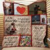 To My Beloved Wife Quilt Blanket  Quilt